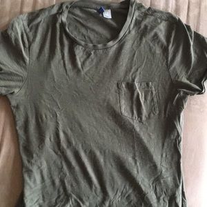 H&M army green crew neck